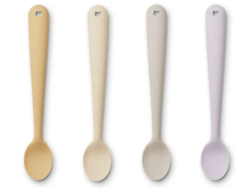 Liewood jojoba multi mix babyske Siv silikone (4-pack)